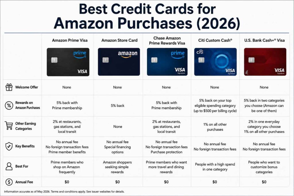 Best credit cards amazon sin publicidad 100kb (2026)