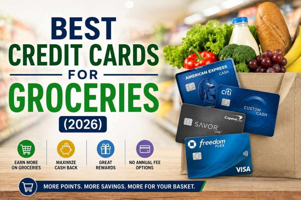 Best credit cards for groceries 100kb (2026)